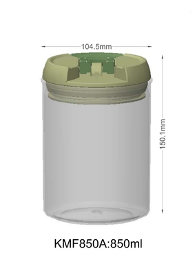 Voedselrang om Vorm Plastic Container met Vlotte Oppervlakte en ODM GLB Kleur